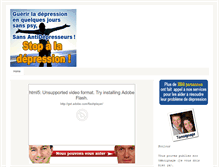 Tablet Screenshot of de-pression.com